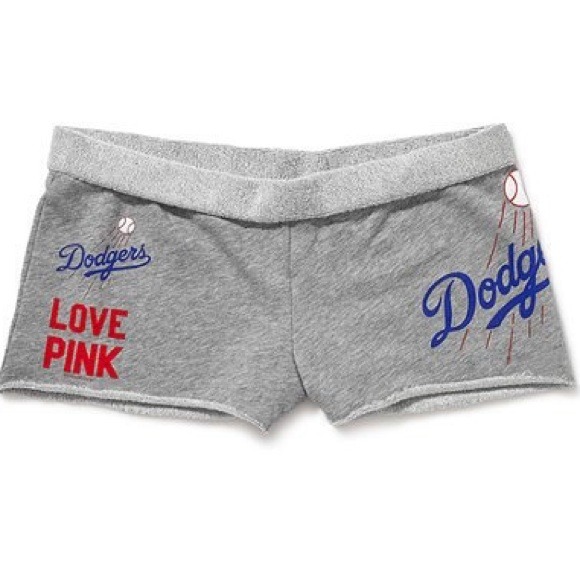 💔SOLD💔⚾️NWOT VS PINK Los Angeles Dodgers Shorts - Picture 2 of 3