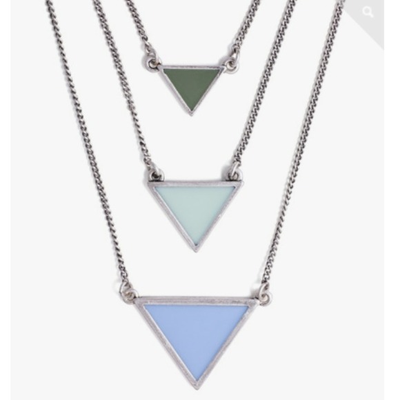 Jewelmint Jewelry - SOLD - Jewelmint Aqua Points Necklace Jewelmint Jewelry - SOLD - Jewelmint Aqua Points Necklace