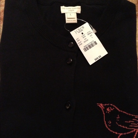 🎉SOLD🎉HOST PICK 3/5🎉J. Crew Bird Cardigan - Picture 4 of 4