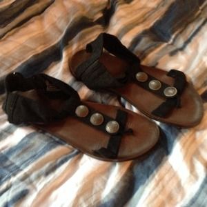 Like New Black Sandals