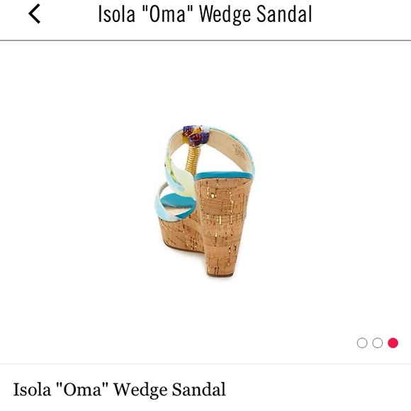 NEW GORGEOUS SANDALS Sz 10 4" HEELS. NEW-ISOLA's ❤️FINAL REDUCTION❤️ COST $110 - Picture 3 of 6