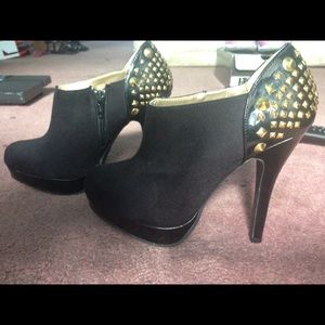 Studded booties size 6