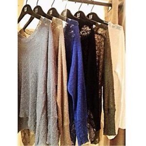 New! Millau Blue Sweater LF Store