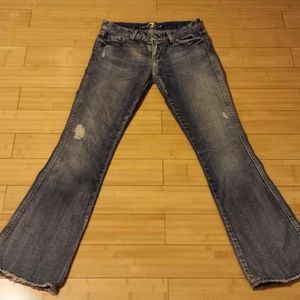 Reduced*Indigo wash. 7 for all mankind "A" pocket