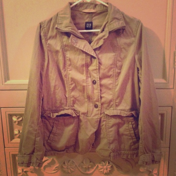 Gap Army Green Army Jacket