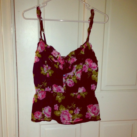 Abercrombie and Fitch, floral tank!!