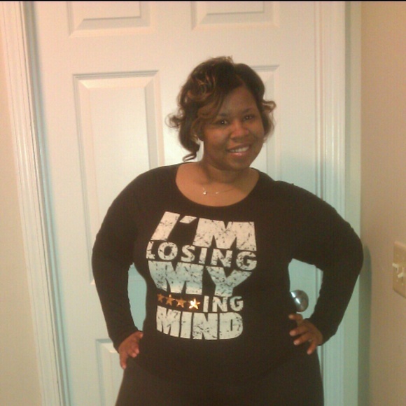 Black sheer hi-low shirt