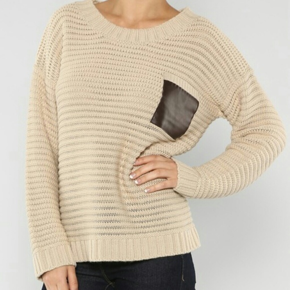 Pocket Acrylic Sweater