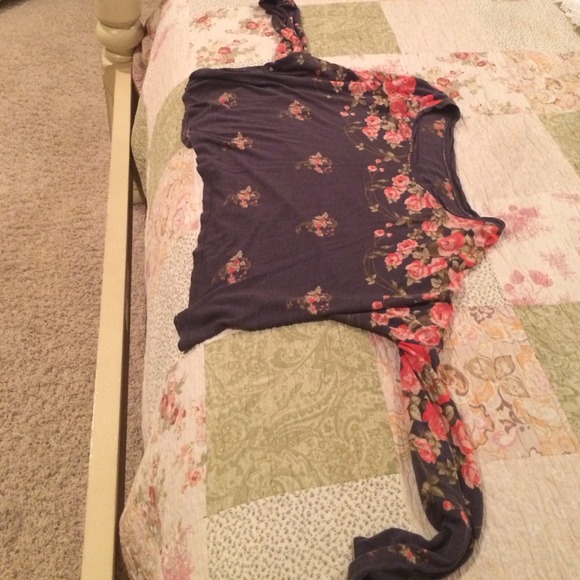 Free People Floral Top