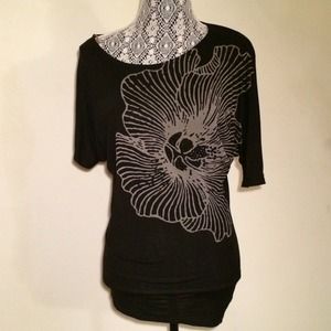 Asymmetrical Sleeve Top