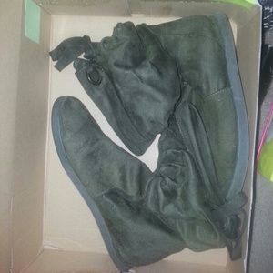 Olive Green Boots