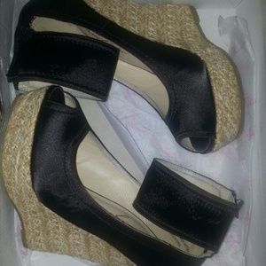 Peep Toe, Ankle Strapped Wedge