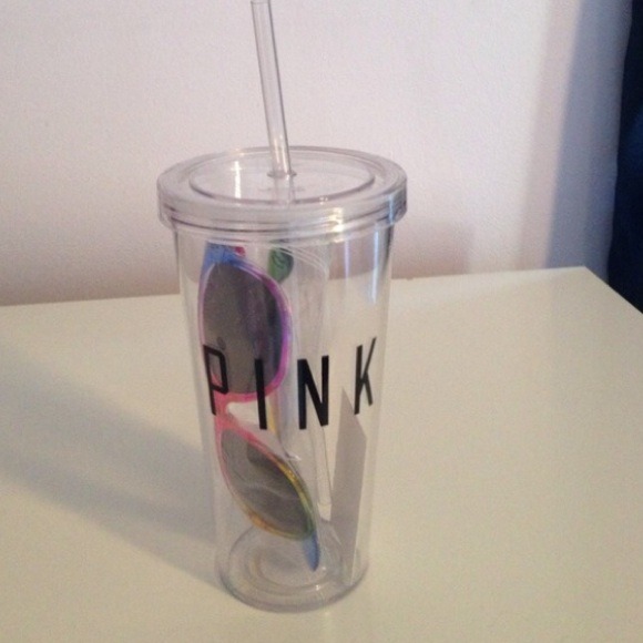 *reduced* Vs Pink Tumbler and sunglasses NWT