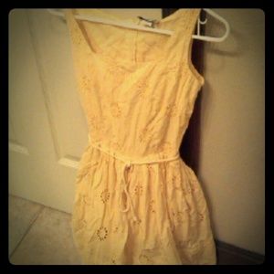 Yellow flower dress