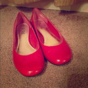 ❌SOLD Red BCBG Paris Flats