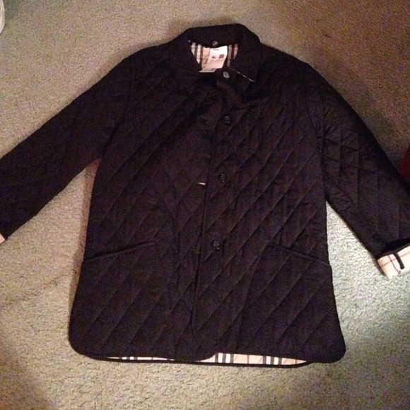 Black Burberry Jacket ***CHEAPER ON PAYPAL***