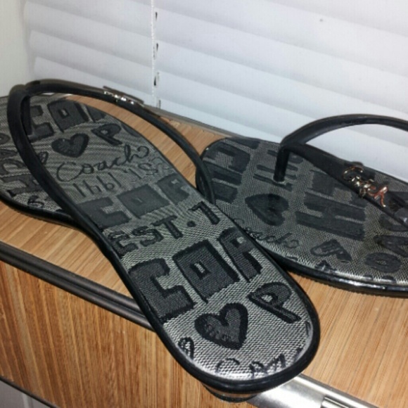 Coach slippers