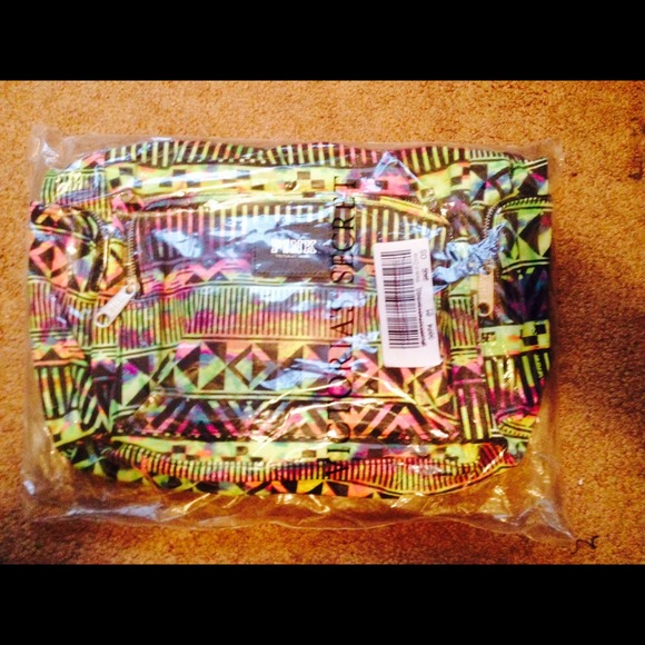 Victoria Secret neon Aztec backpack