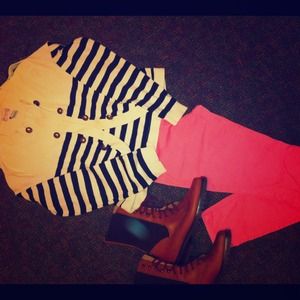 Woman Sweater & Pink H&M Jeans