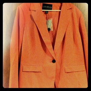Orange Blazer NWT