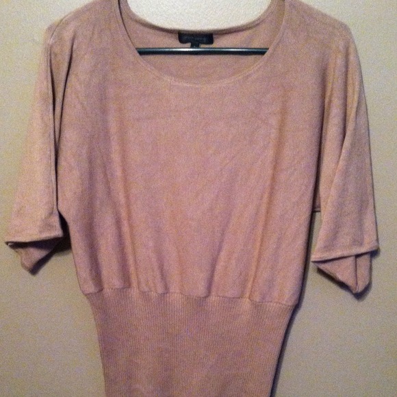 Spense knit dolman sweater short sleeve top