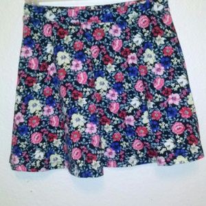 Floral skater skirt