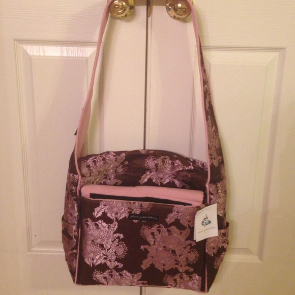 Petunia Picklebottom Hibiscus shoulder diaper bag