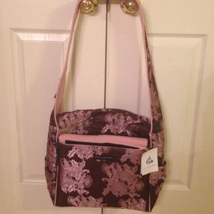 Petunia Picklebottom Hibiscus shoulder diaper bag