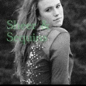 BUNDLED Sheer Sequin Top