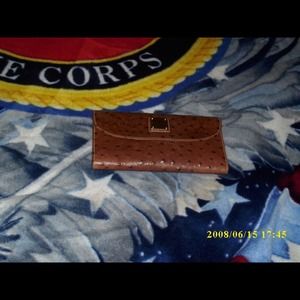 Dooney & Burke ostrich wallet