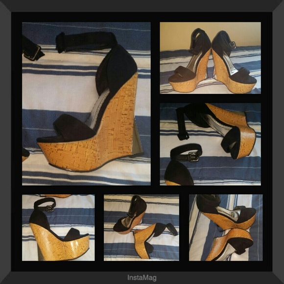 Wedges brown&black