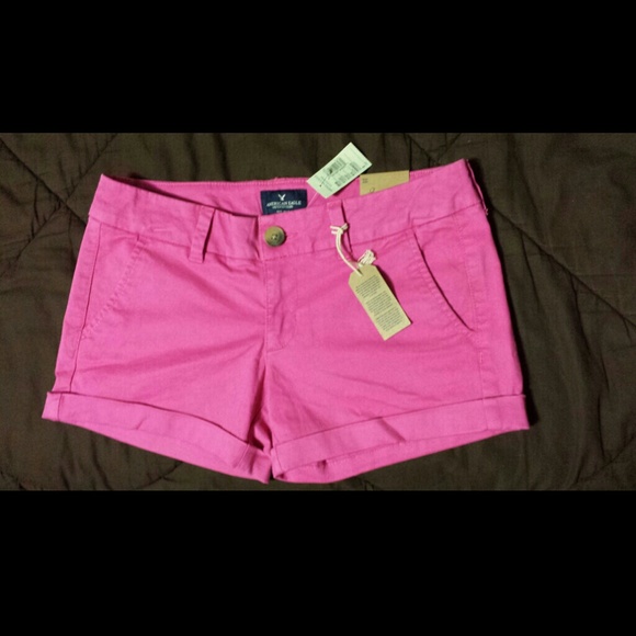American Eagle Midi Stretch Shorts