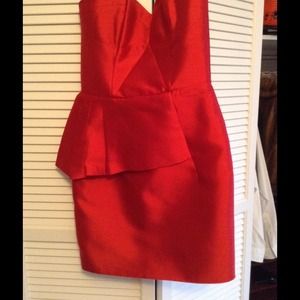 Awesome red hot super fun kimbrella dress size 6.