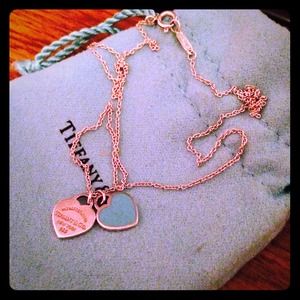 100% authentic Tiffany heart tag necklace
