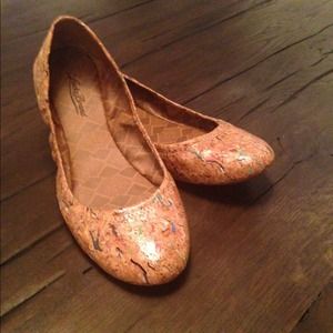 Lucky Brand cork ballet flats