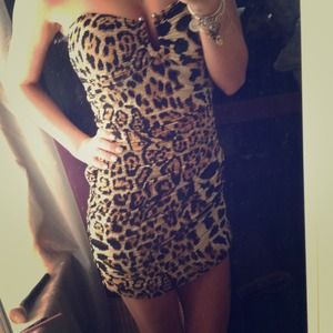 Leopard print dress