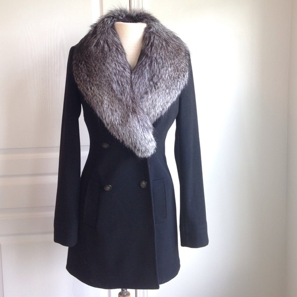 HP • DVF MOLET W/FUR COAT NWT