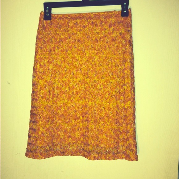 Orange skirt