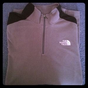 North Face fleece quarter zip