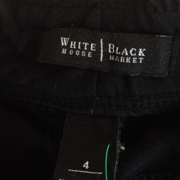 White House Black Market Black Shorts-sz 4 - Picture 2 of 4