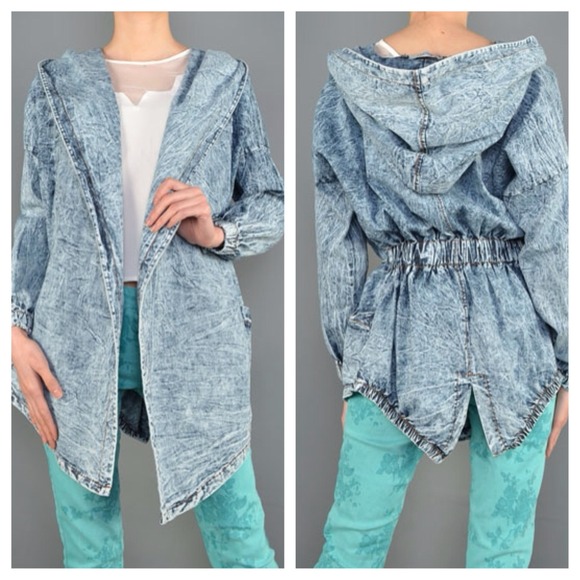 The Denim hoodie jacket