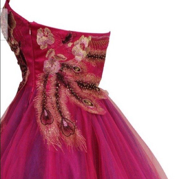 Peacock Dress - Picture 4 of 4