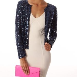 Blue sequin Blazer