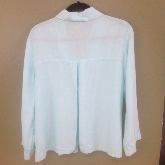 ** SOLD** Linen jacket - Picture 2 of 2