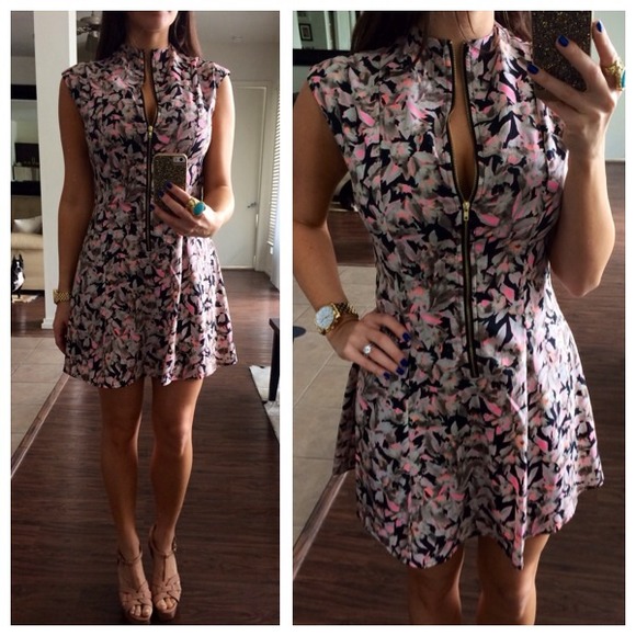 Aqua Dresses & Skirts - On hold. Flower print dress