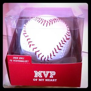 Hallmark Heart Stitched Baseball Prom Collectible