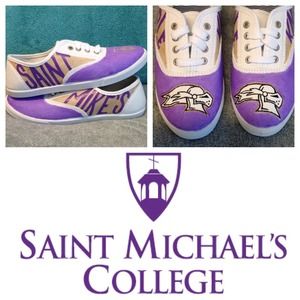 Custom St. Mike's shoes for @owlsinboots11 :)