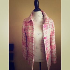 Pink Wool Coat