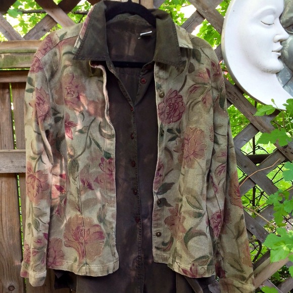 Floral cotton jacket