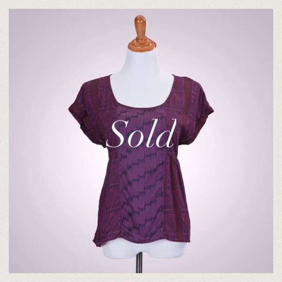 🚫Sold🚫American Eagle purple baby doll top size M